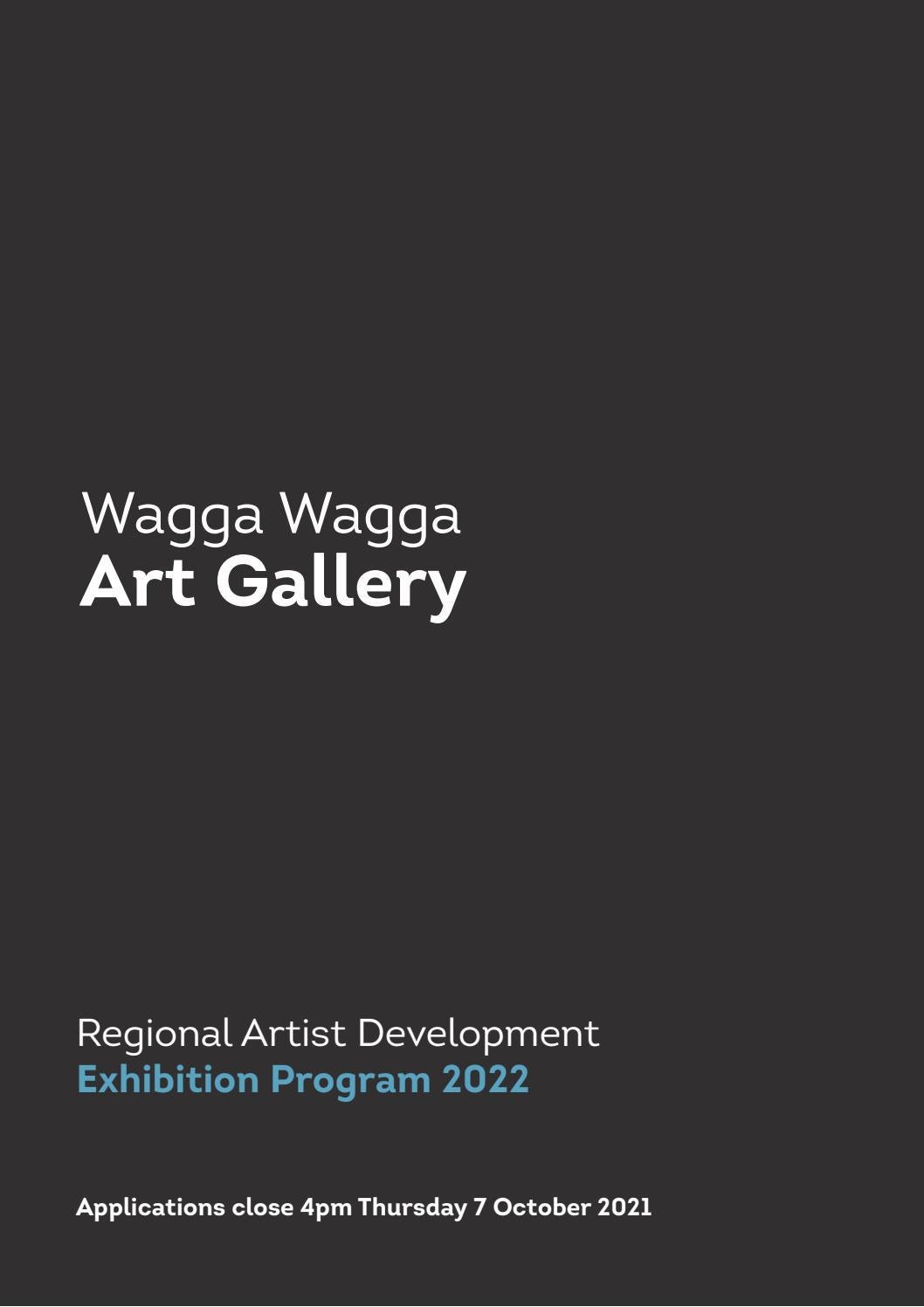 Wagga Wagga Art Gallery Regional Artist Development: Exhibition Program ...