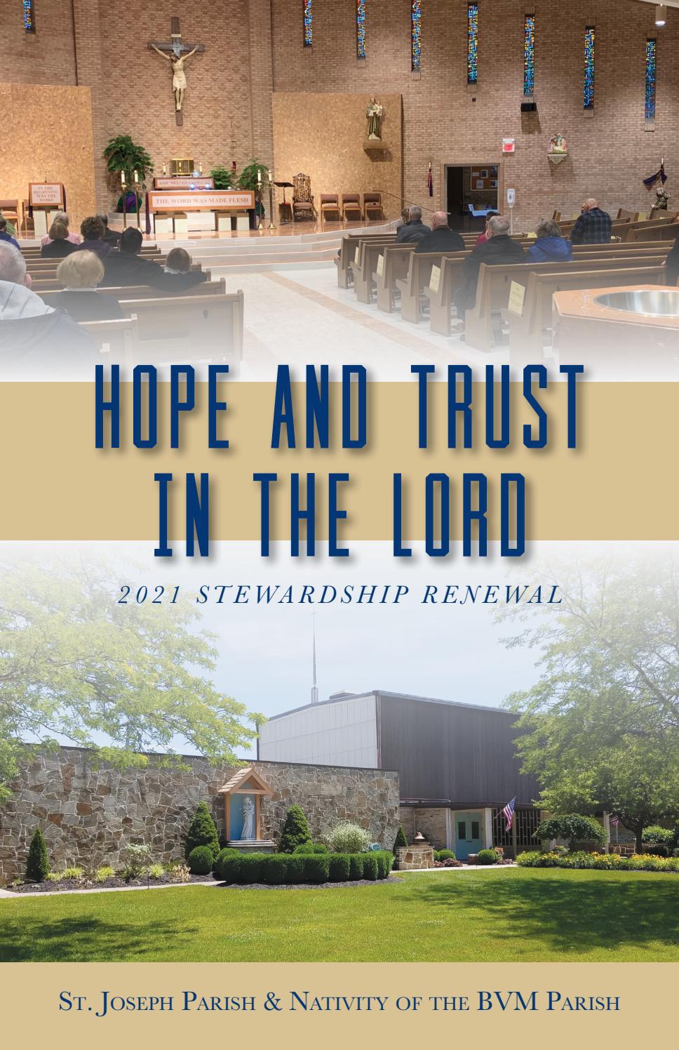 St. Joseph and Nativity of the BVM Catholic Parishes — 2021 Stewardship