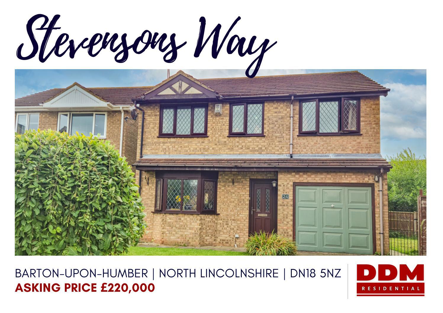 Stevensons Way, BartonUponHumber by Fine & Country / DDM Residential