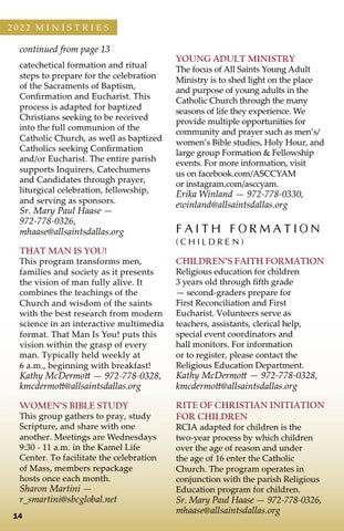 All Saints Catholic Church — 2021 Stewardship Renewal Handbook by ...