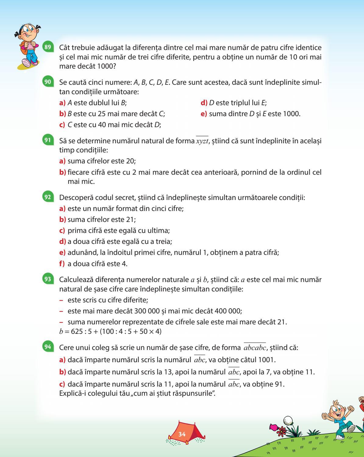 1200 de exerciții și probleme - clasa a IV-a by Editura Litera - Issuu