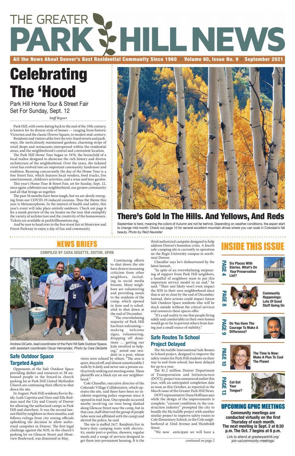 Greater Park Hill Newspaper September 2021 by Greater Park Hill News