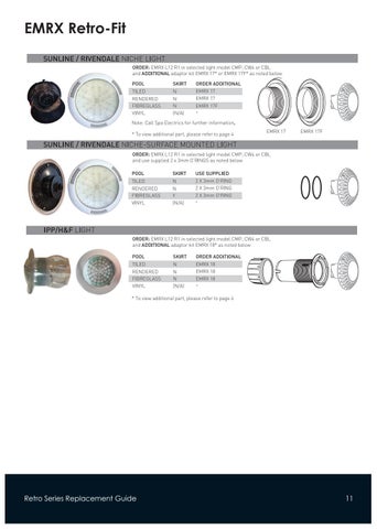 Spa Electrics 复古 - 灯饰 replacement 指南 第 13 页