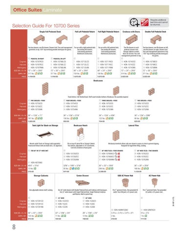 Indoff 家具目录 · 2021 Essendant 家具 Solutions for 第 10 页