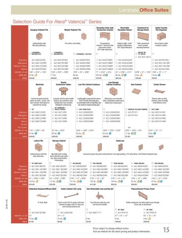 Indoff 家具目录 · 2021 Essendant 家具 Solutions for 第 17 页