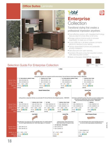 Indoff 家具目录 · 2021 Essendant 家具 Solutions for 第 20 页
