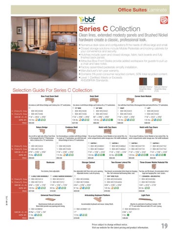 Indoff 家具目录 · 2021 Essendant 家具 Solutions for 第 21 页