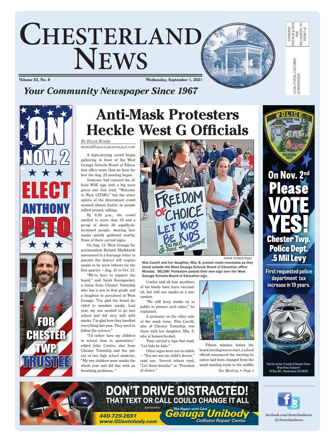Chesterland News 9121 by Geauga County Maple Leaf Issuu