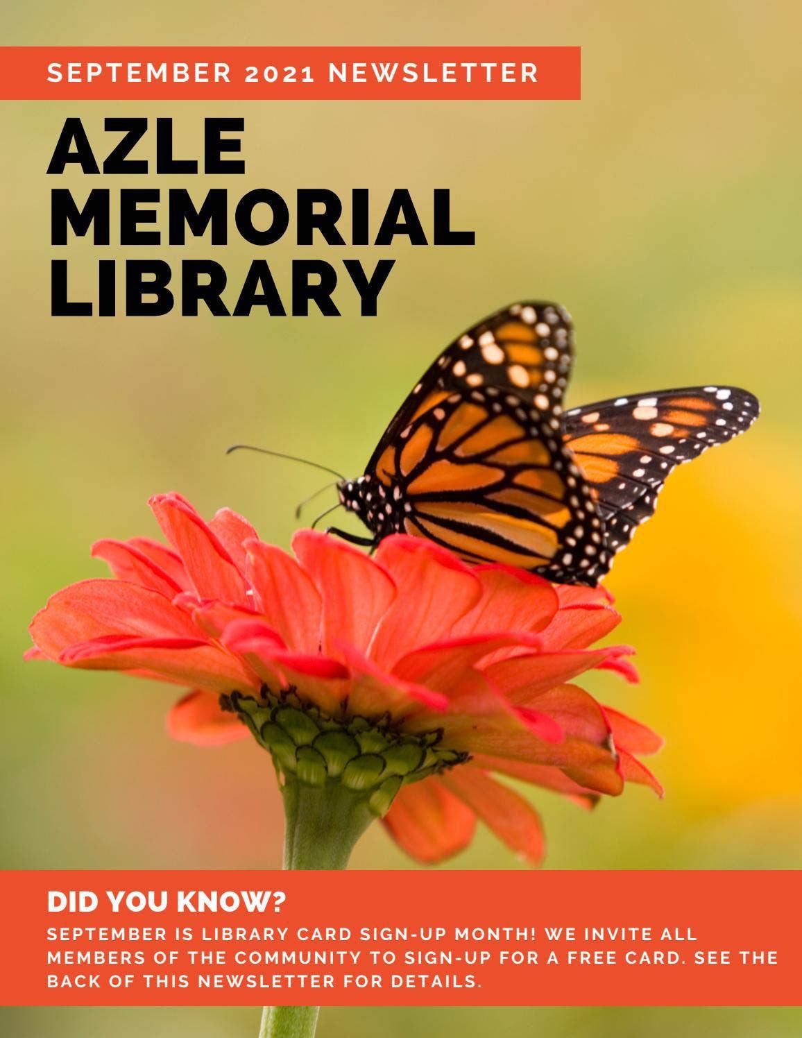 September 2021 Azle Memorial Library Newsletter by City of Azle Issuu