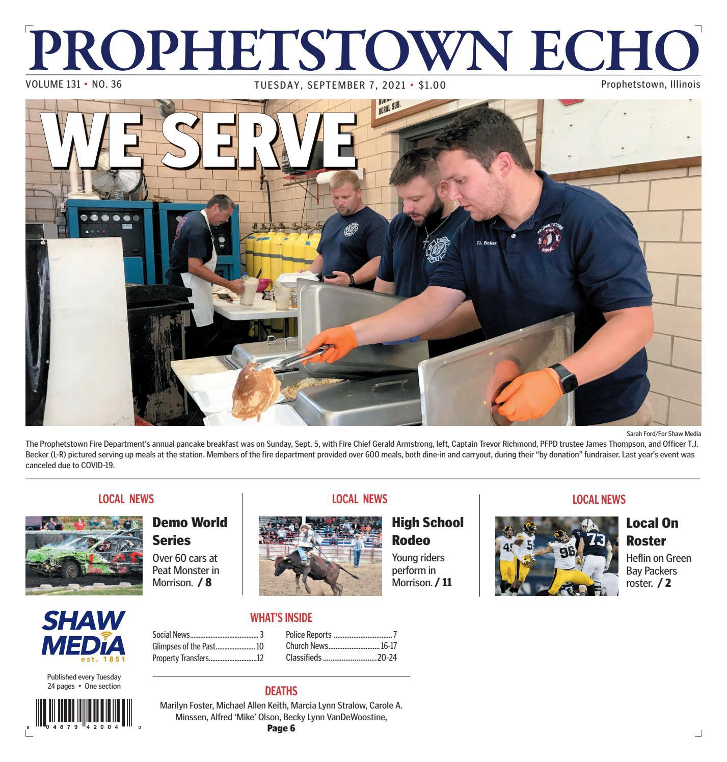 ProphetstownEcho9072021 by Shaw Media Issuu