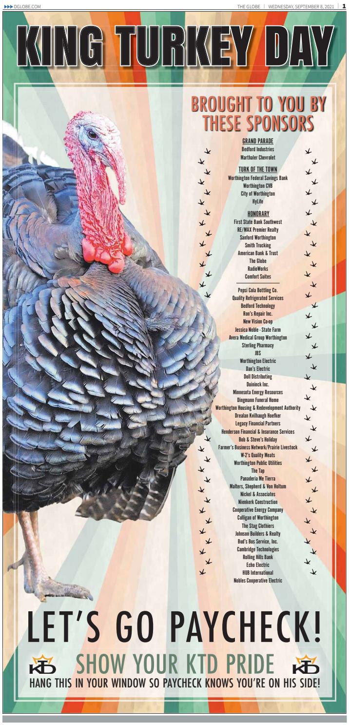 King Turkey Day 2021 By The Globe Issuu