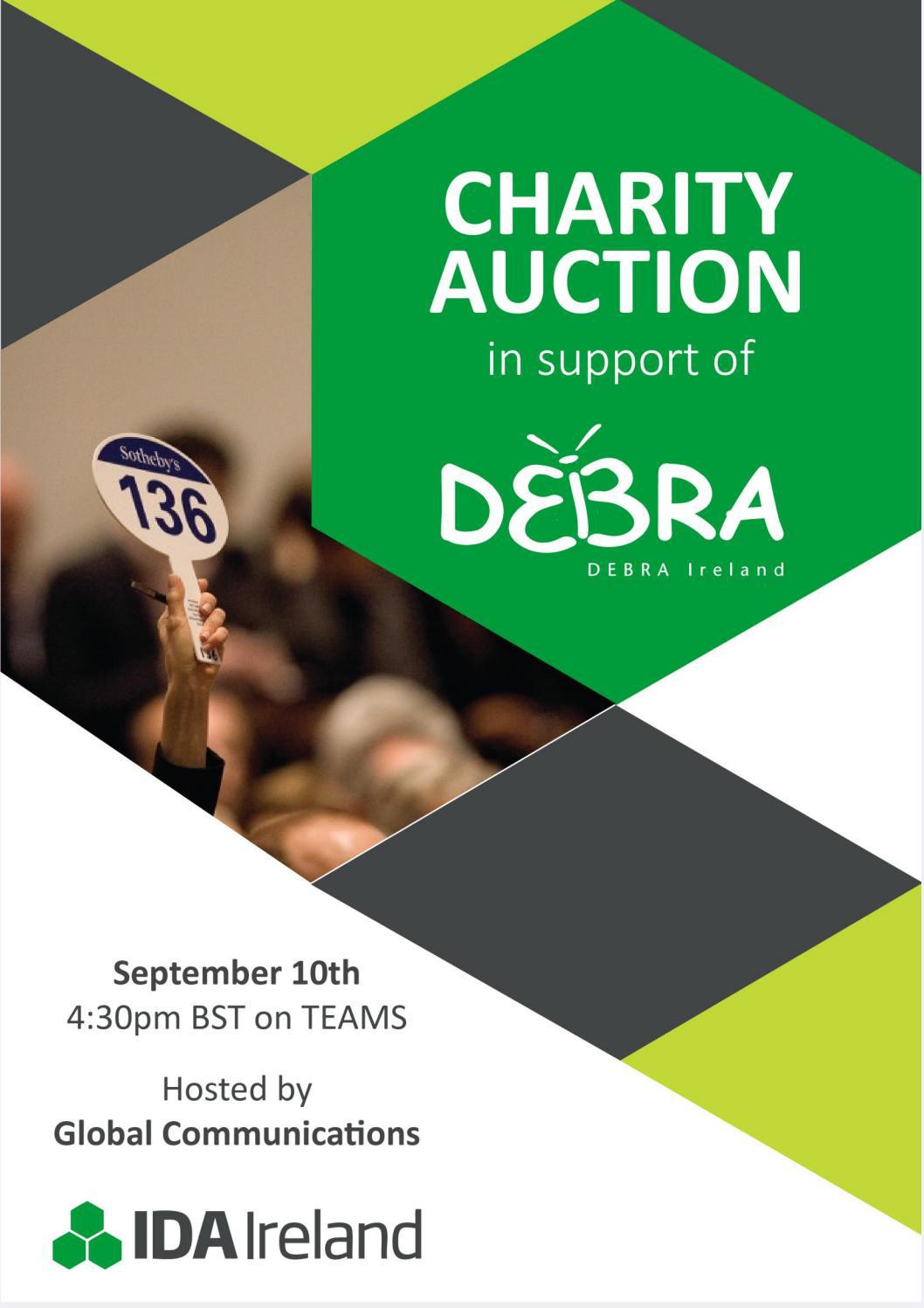 IDA Ireland Charity Auction in support of DEBRA by Ashville Media Group