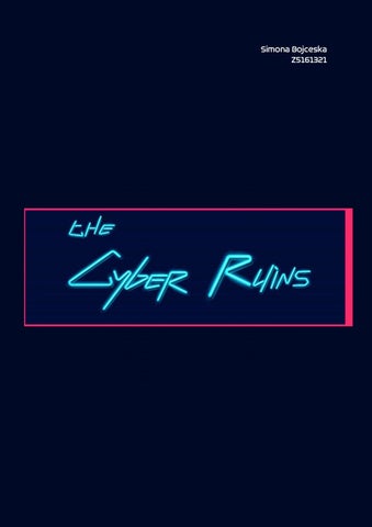 VR Narrative Design: The Cyber Ruins