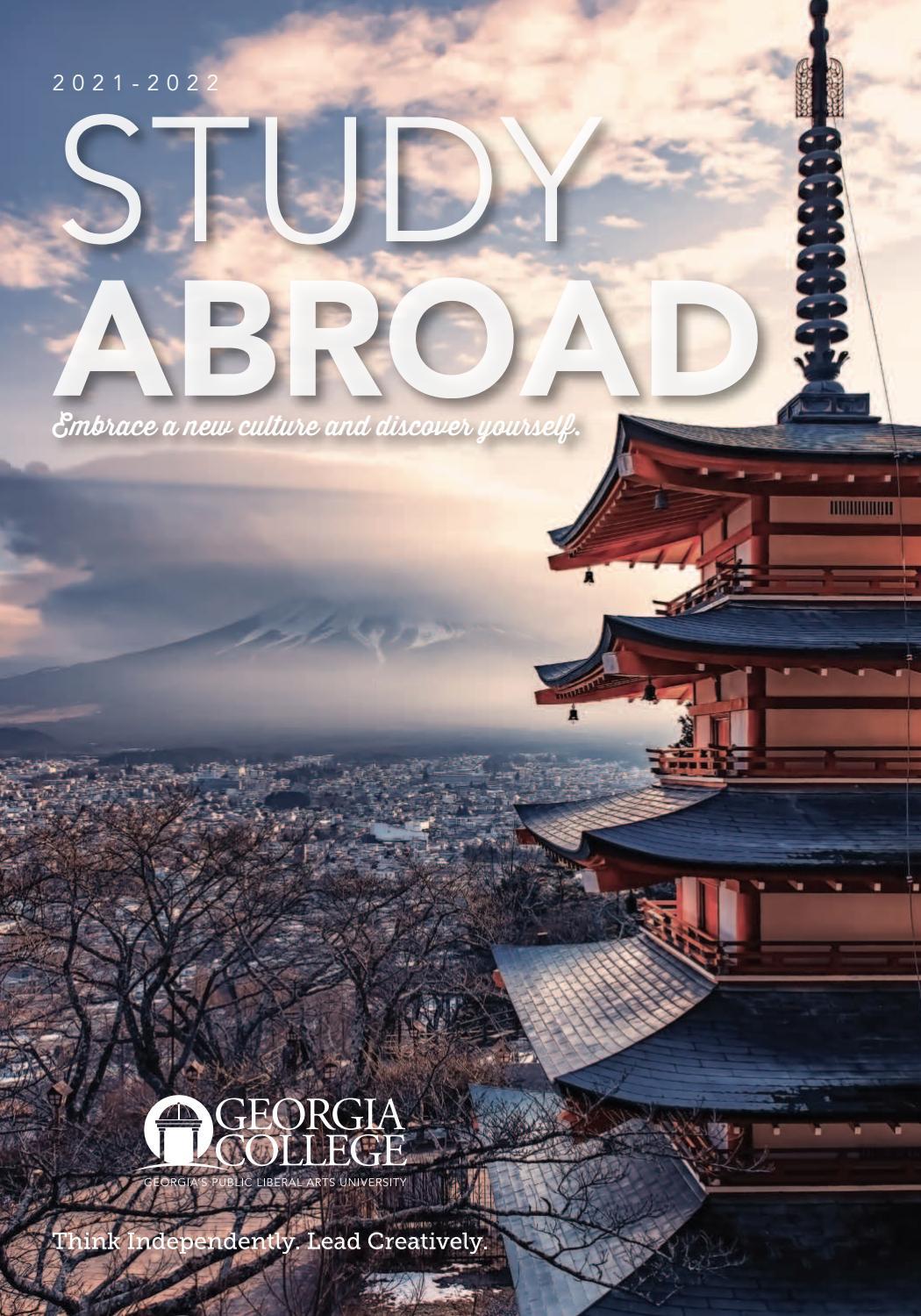 20212022 Study Abroad Catalog by College & State University