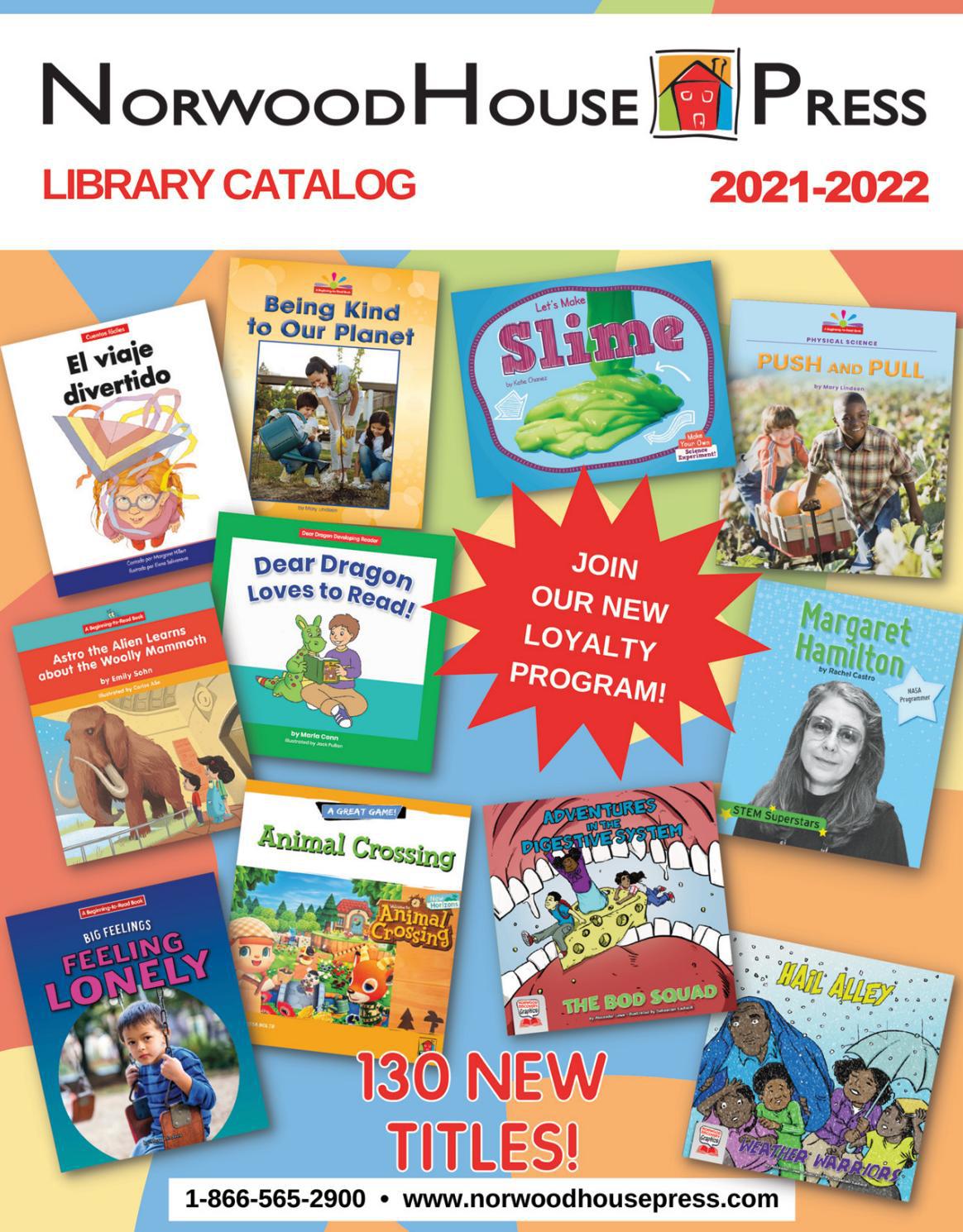 Norwood House Press 202122 Library Catalog (Including Spring 2022