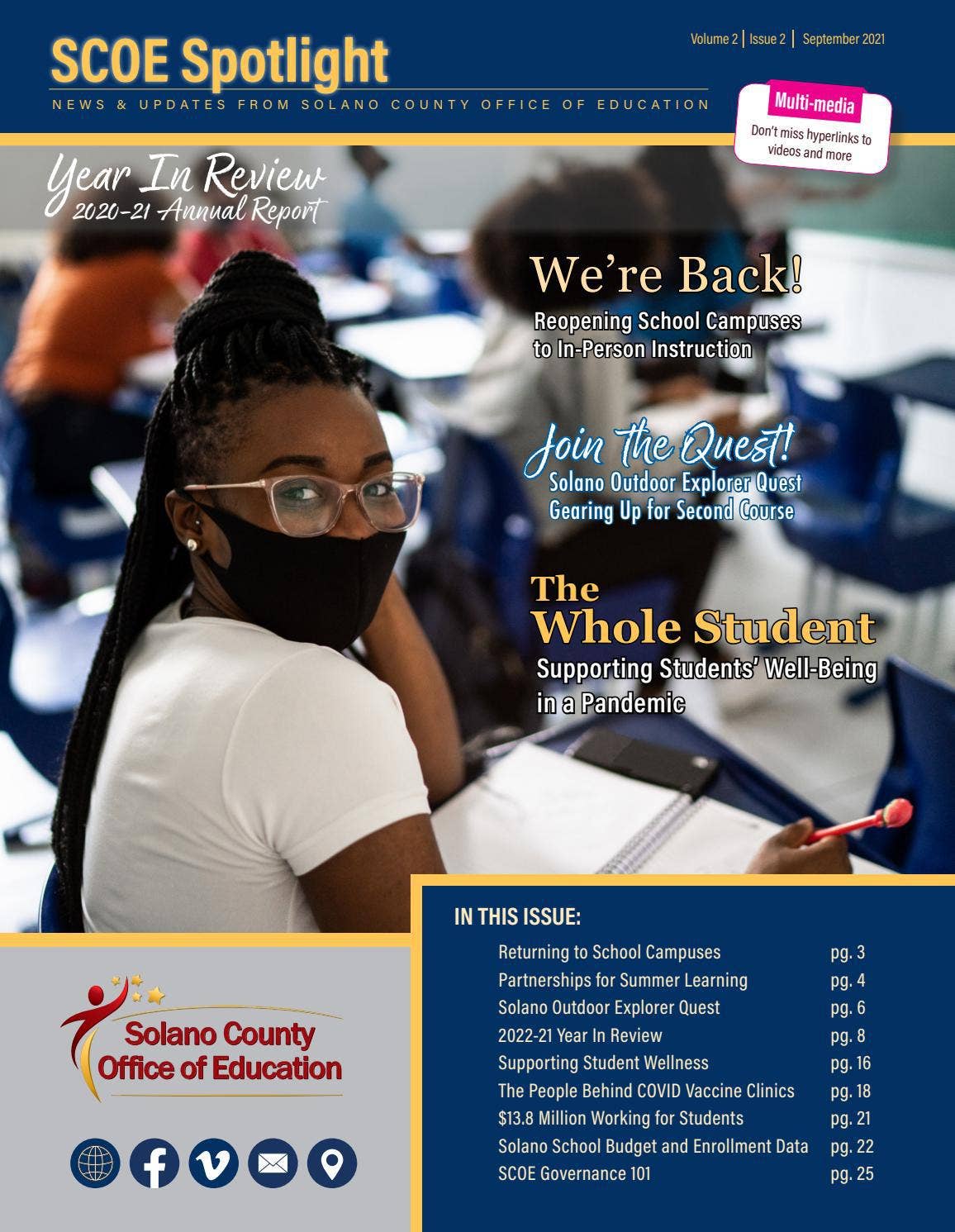 SCOE Spotlight: September 2021 by Solano County Office of Education - Issuu