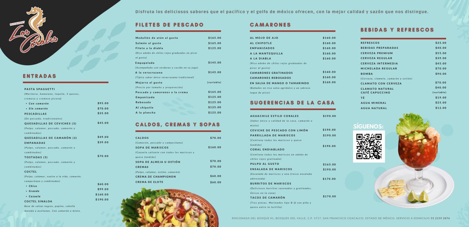Los corales (MENÚ) by Casandra Lozano - Issuu