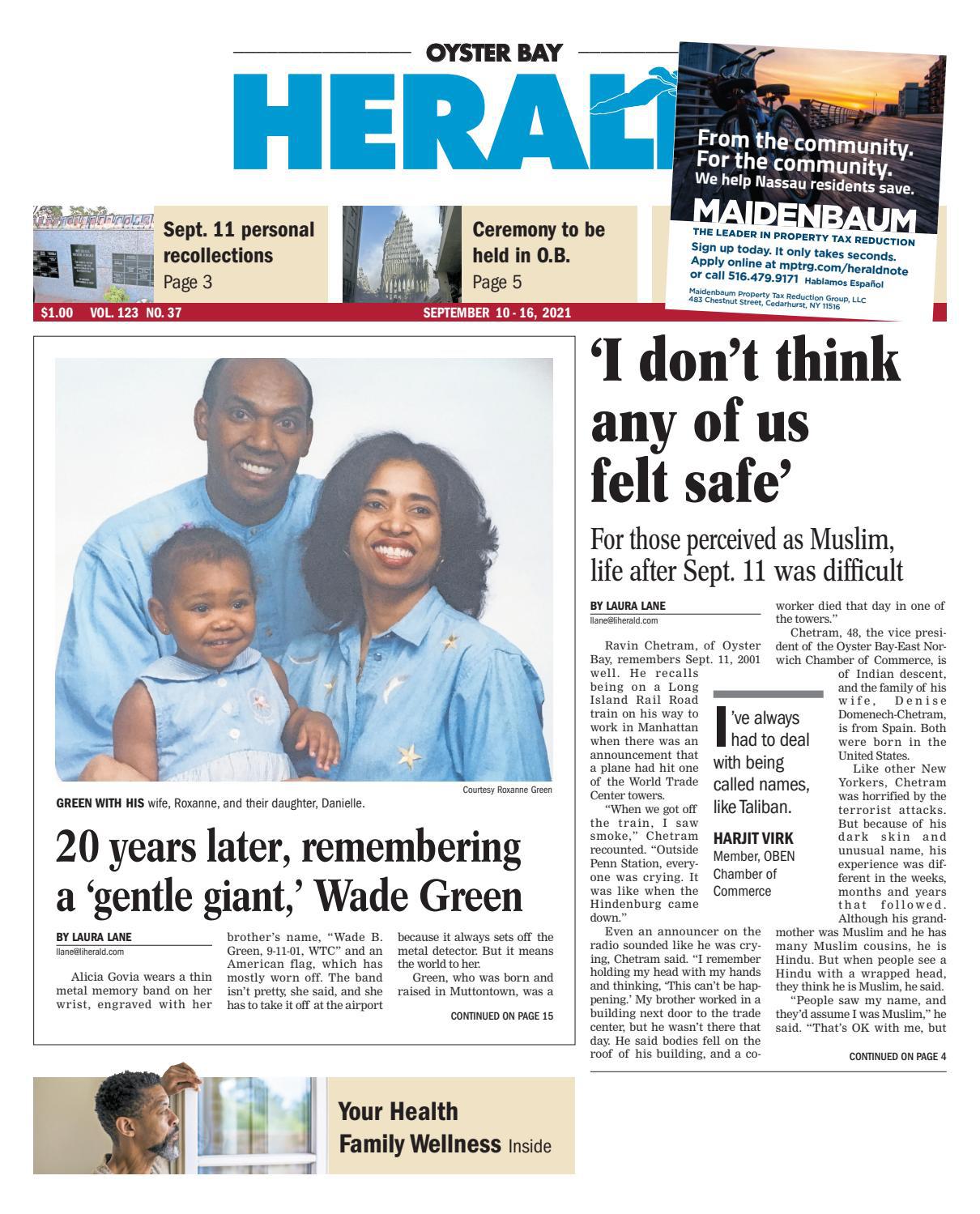 Oyster Bay Herald 09102021 by Richner Communications, Inc Issuu