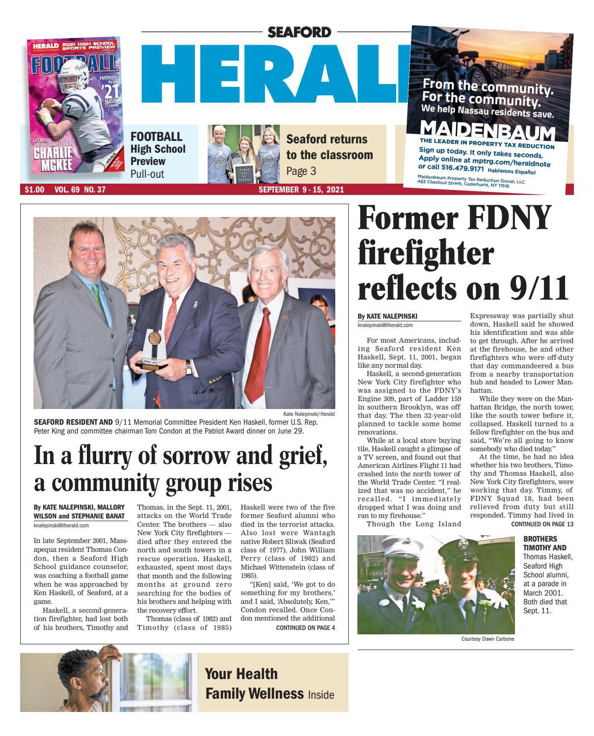 Seaford Herald 09-09-2021 by Richner Communications, Inc - Issuu