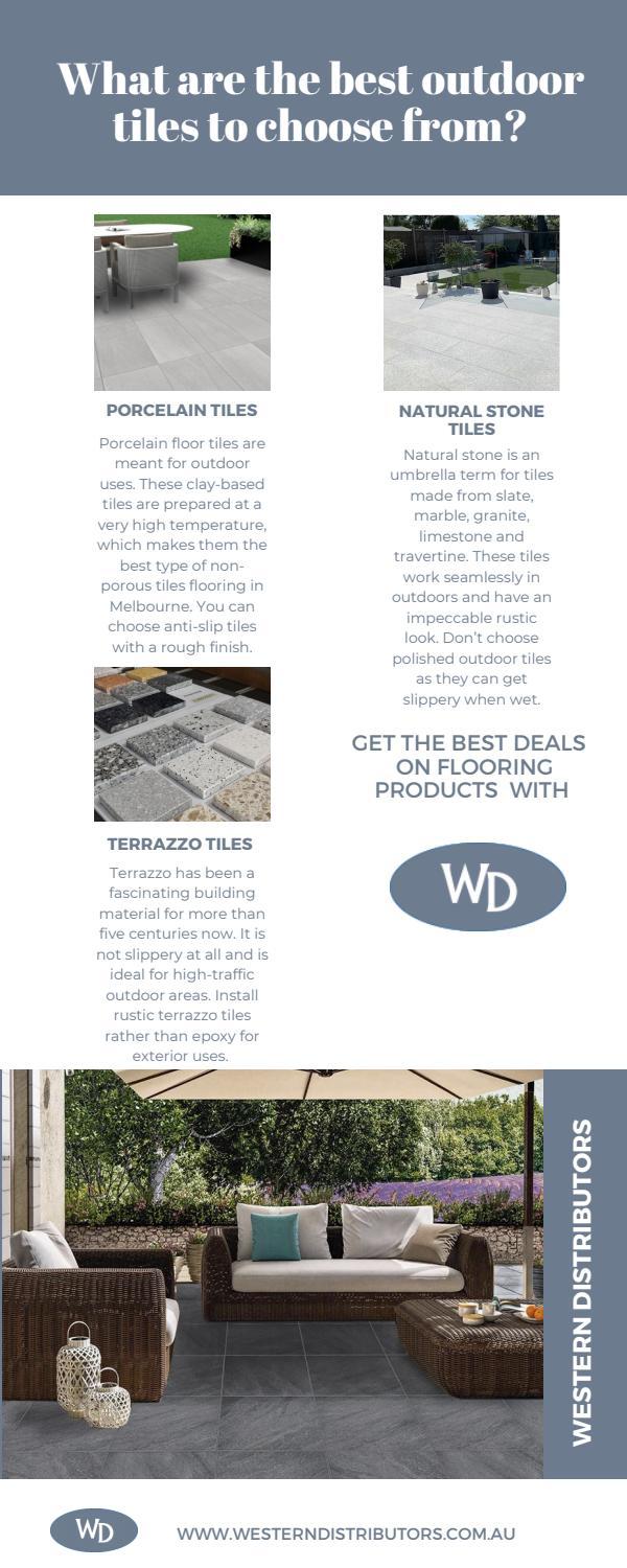 What are the best outdoor tiles to choose from? by