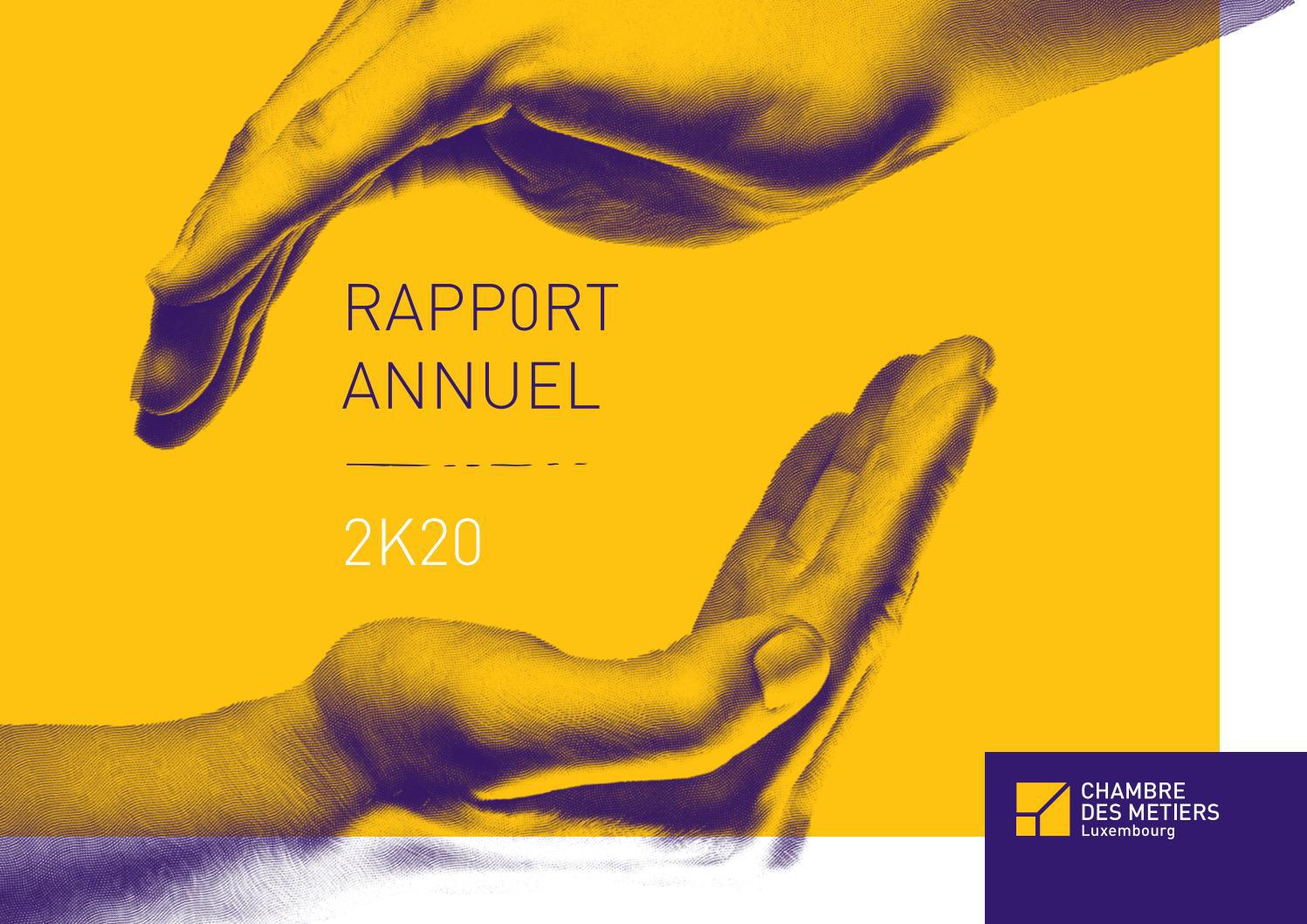 Rapport d'Activité 2020 by Chambre des Métiers Luxembourg - Issuu