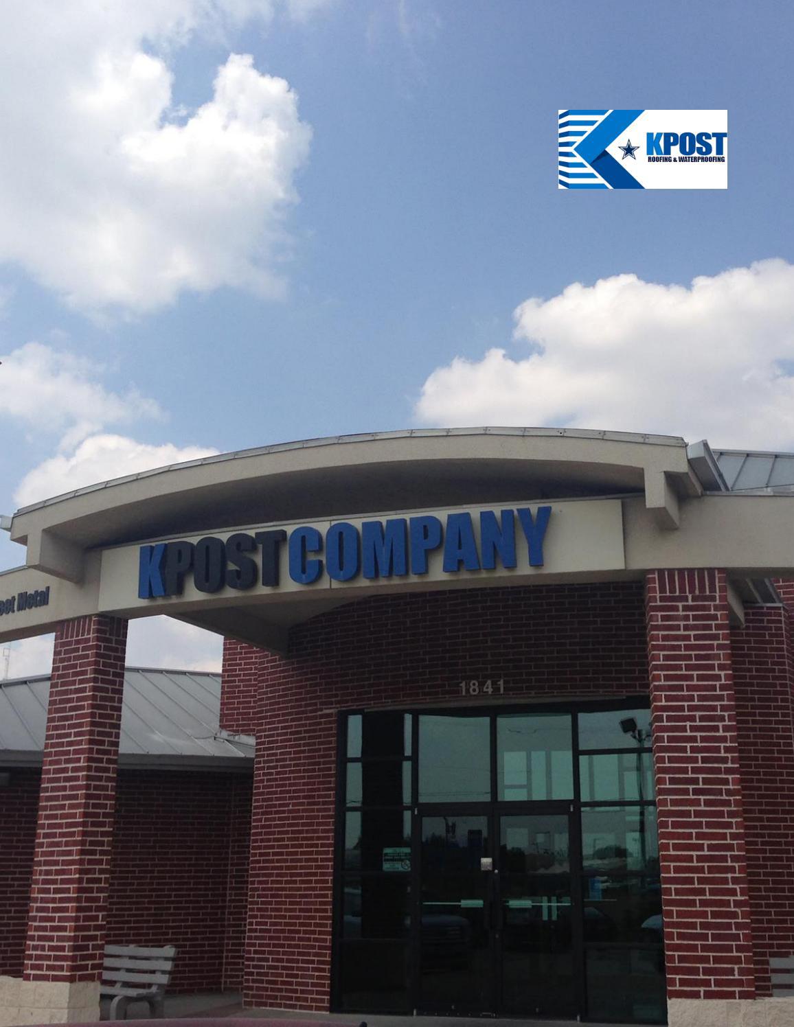 KPOST Roofing & Waterproofing by North American Constructors Journal