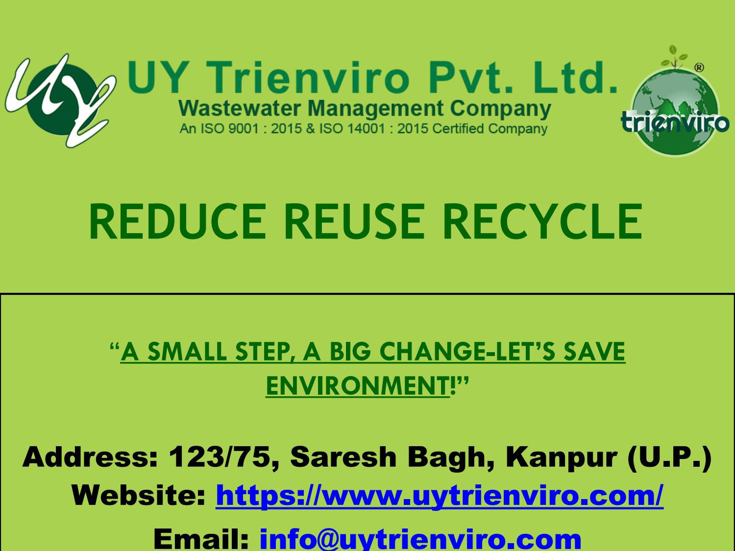 Best Water Treatment Companies & Water Technology India UY Trienviro