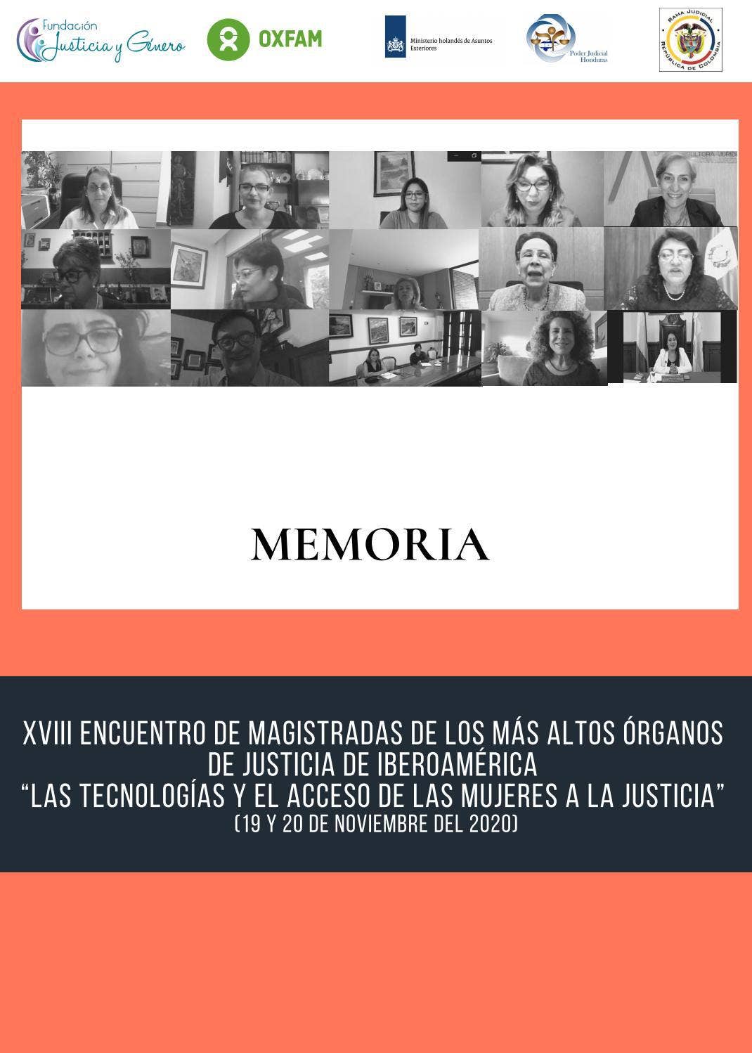 XVIII ENCUENTRO DE MAGISTRADAS DE LOS MÁS ALTOS ÓRGANOS DE JUSTICIA DE ...