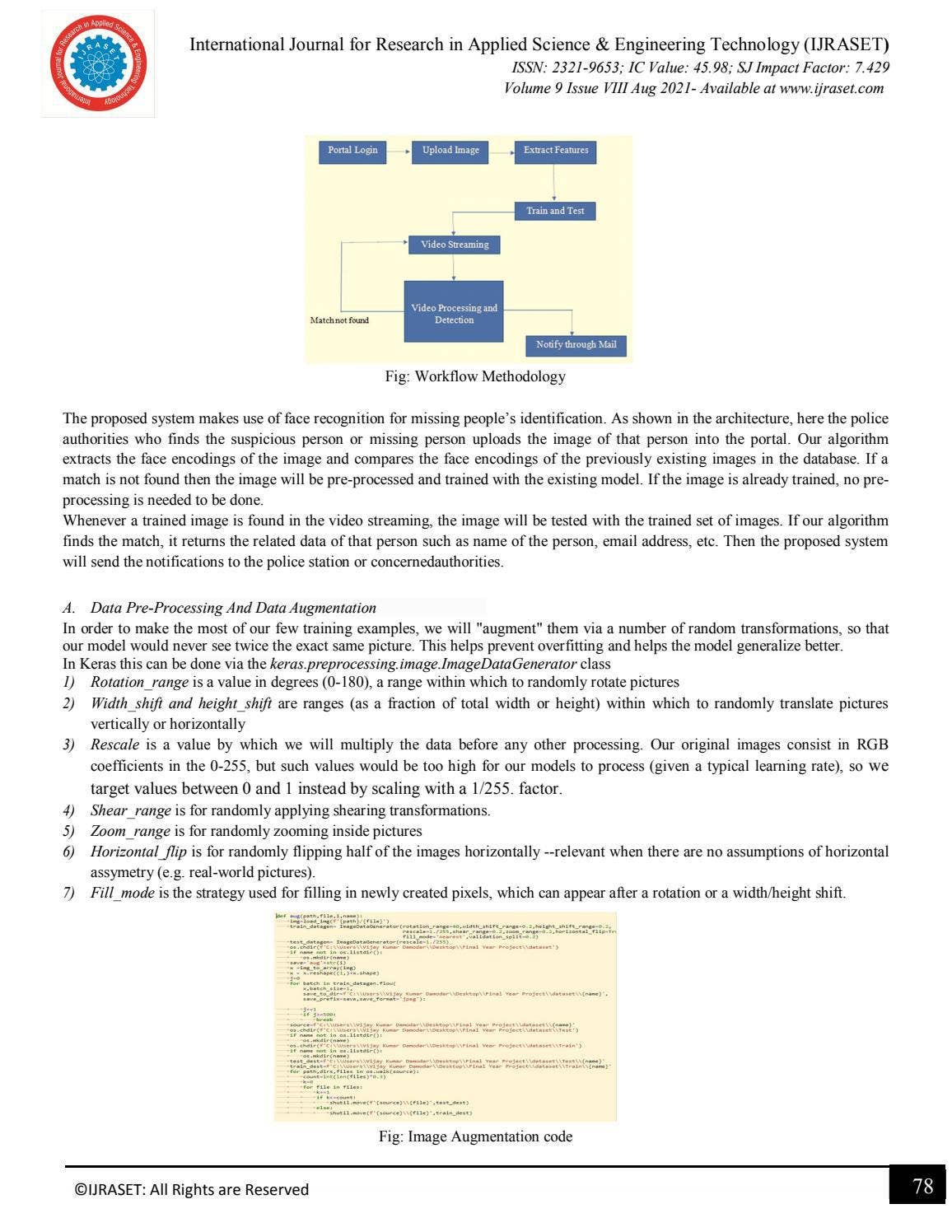 Missing Person Detection Using AI by IJRASET - Issuu