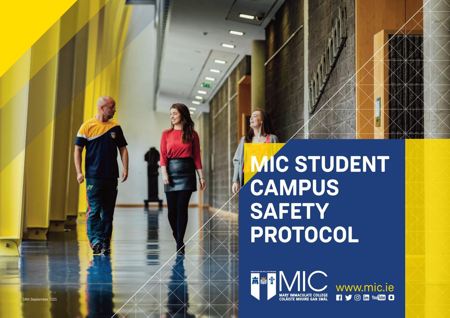 MIC Student Campus Safety Protocol by micireland Issuu