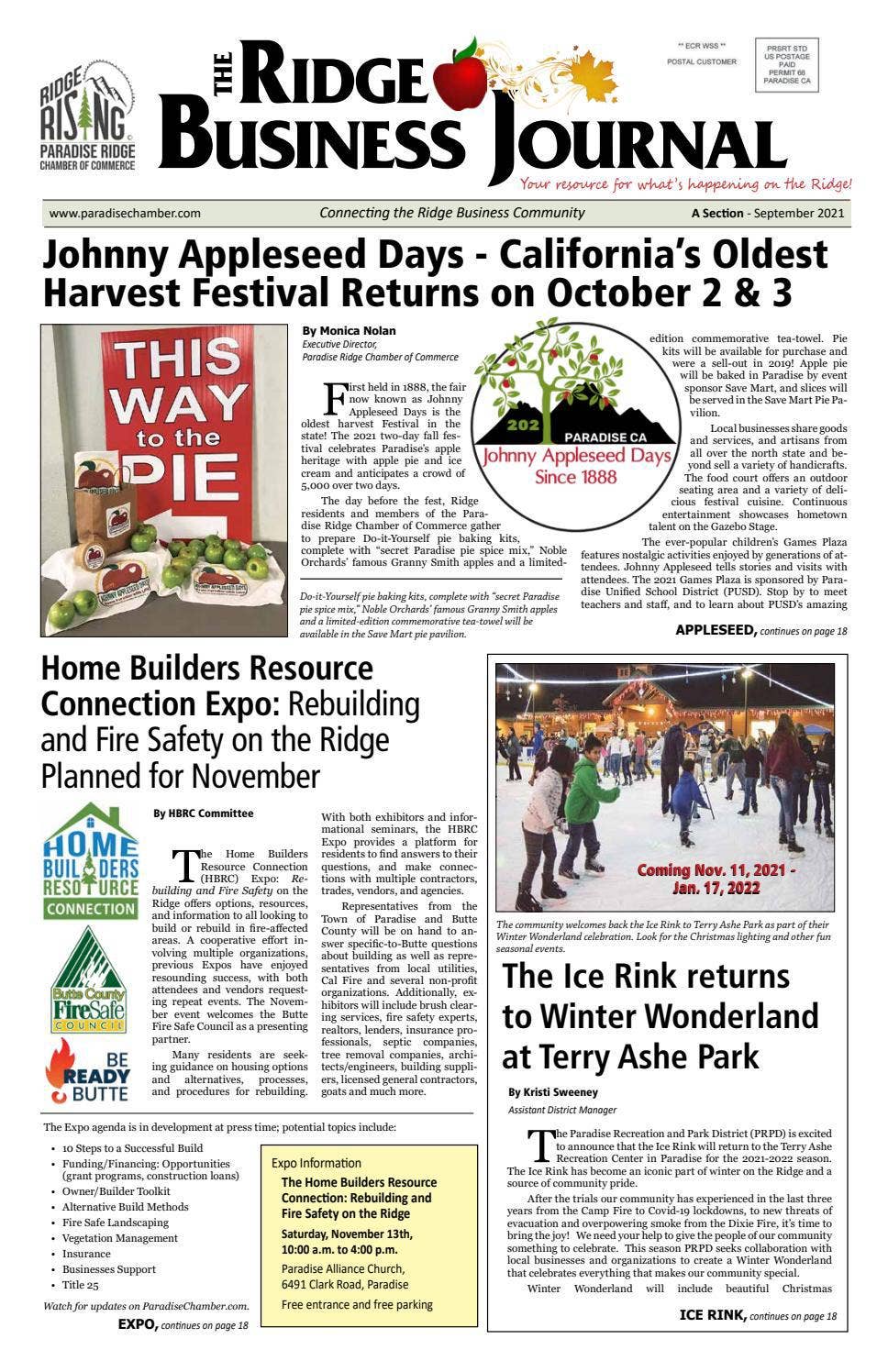 Daily Ridge Paper Ridge Business Journal: September 2021 by Paradise Ridge Business ...