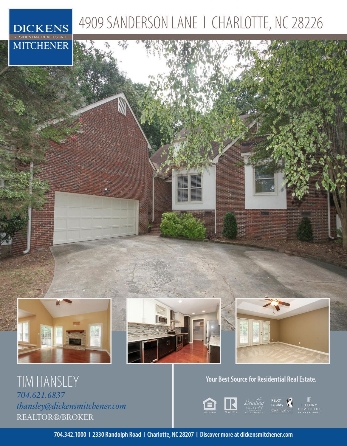 4909 SANDERSON LANE by Dickens Mitchener Issuu