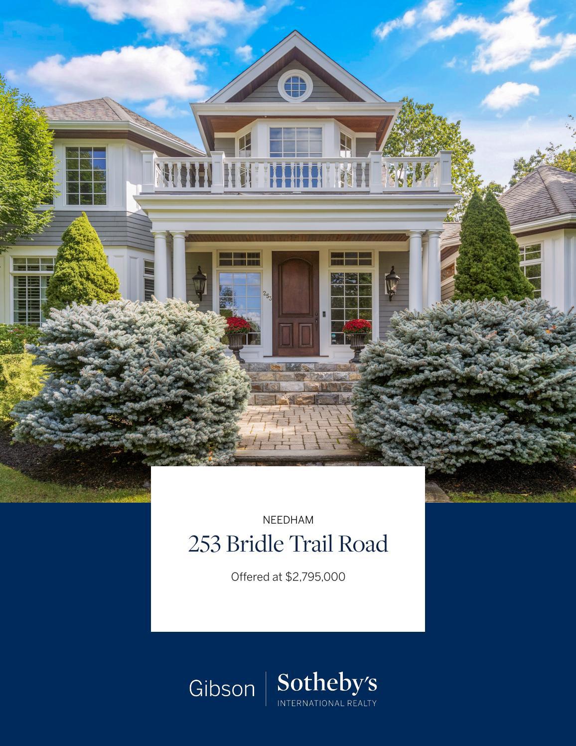 253 Bridle Trail Road, Needham by Gibson Sotheby's International Realty