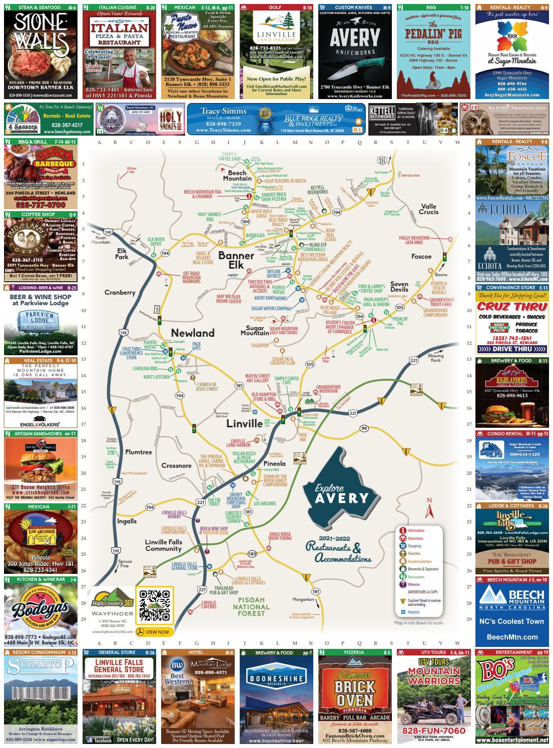 Avery County Map by High Country 365 Issuu