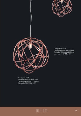 Traços Retos Iluminação Chandelie - 灯饰目录 第 19 页