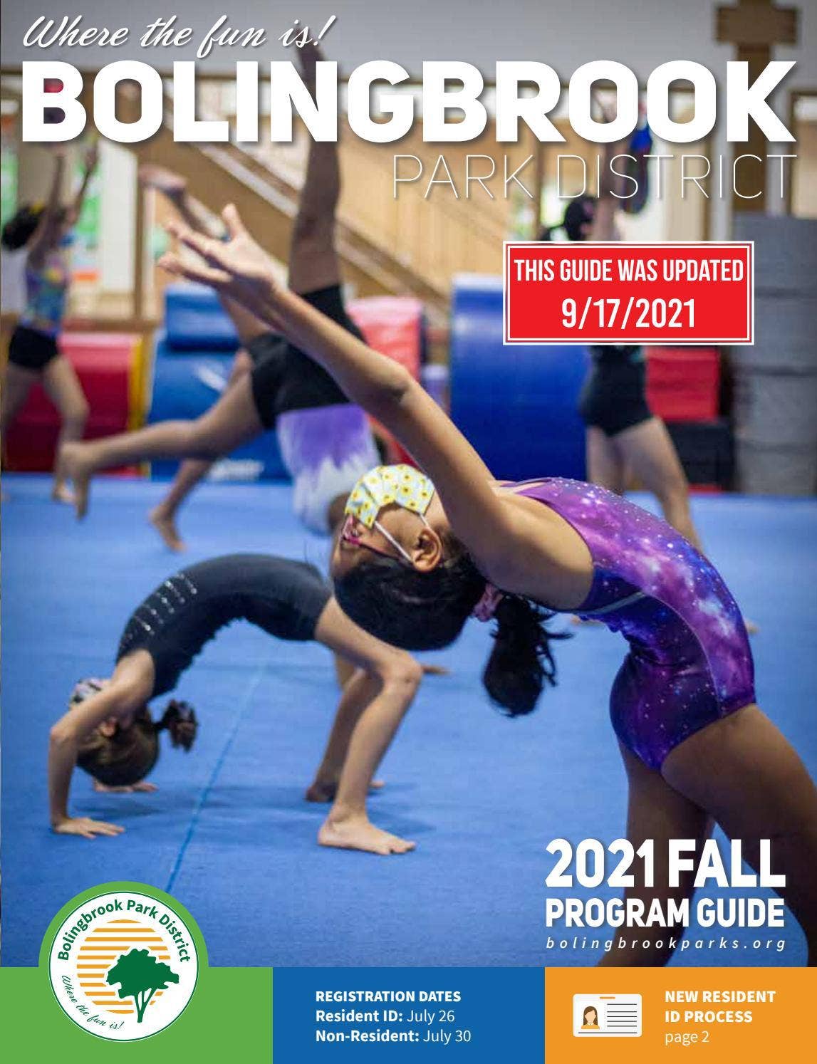 2021 Bolingbrook Park District Fall Digital Program Guide by