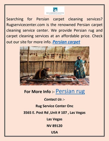 Persian Rug by Rug Service Center Onc Issuu