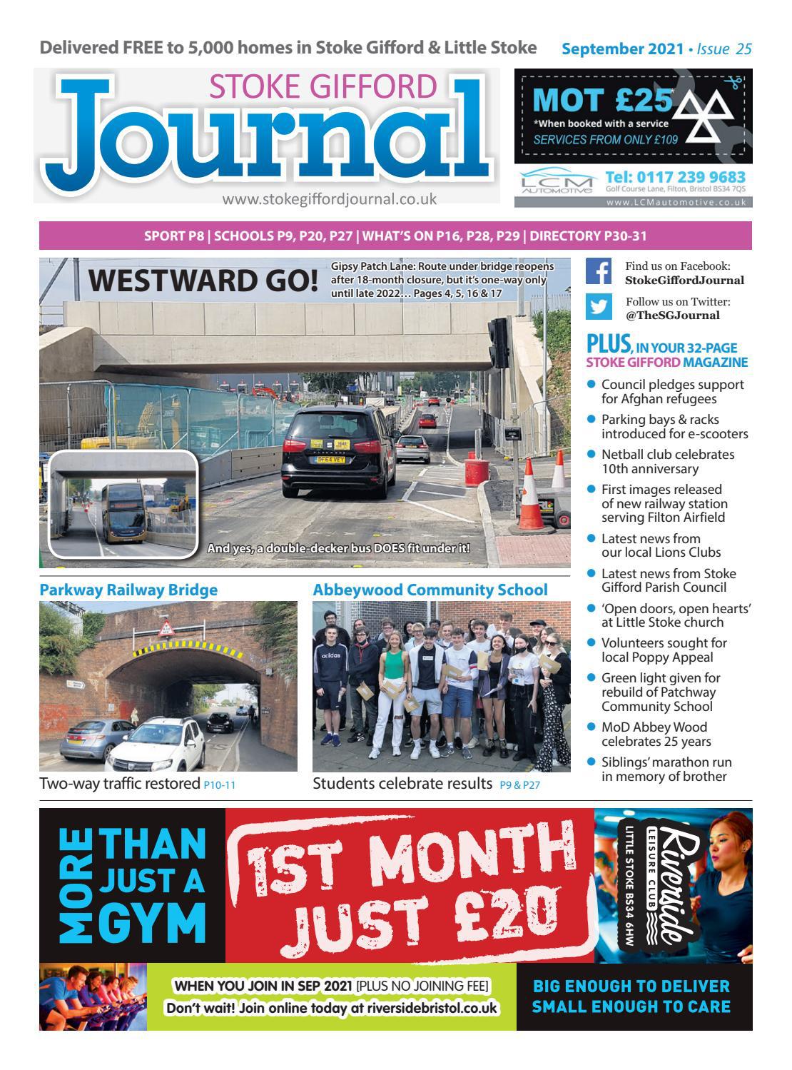 Stoke Gifford Journal, September 2021 by Stoke Gifford Journal Issuu