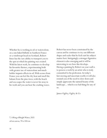 The Scottish Gallery 灯饰目录 · Robert Innes - A Breath of Fresh Air 第 18 页