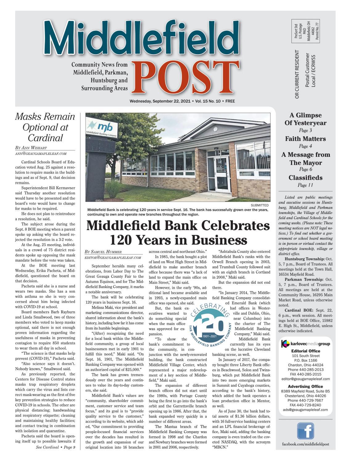 Middlefield Post 92221 by Geauga County Maple Leaf Issuu