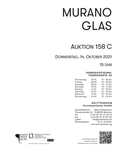 Quittenbaum Kunstauktionen GmbH 灯饰目录 · 158C | 穆拉诺玻璃 Glas | Quittenbaum Kunstauktionen München 第 3 页
