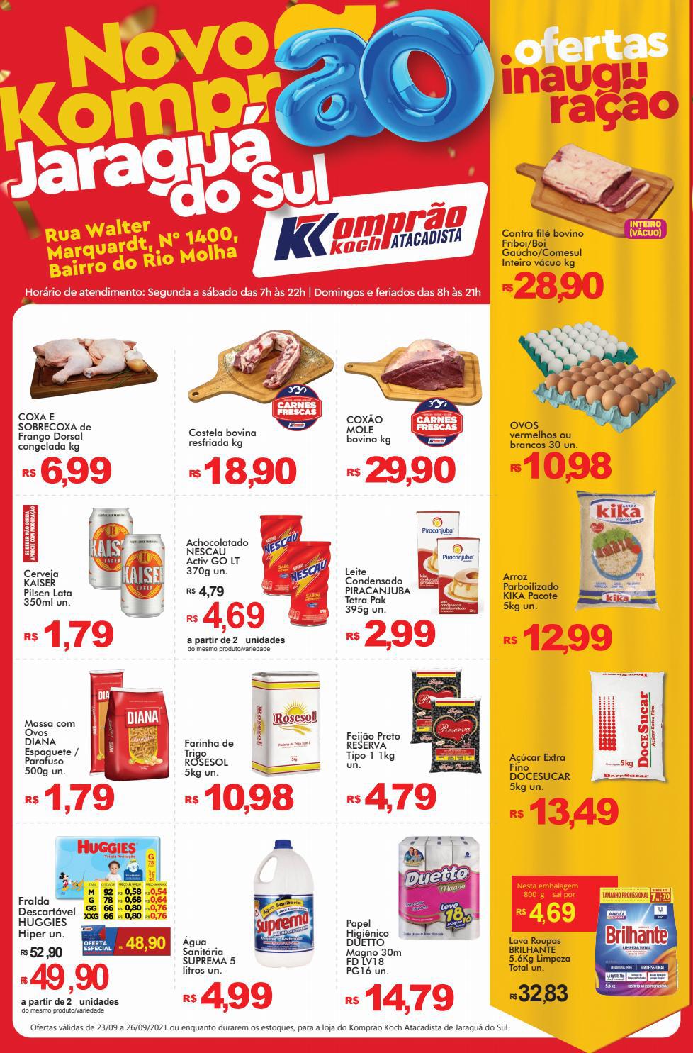 Encarte Komprão Inaguração Jaraguá do Sul 23/09 a 26/09/2021 by