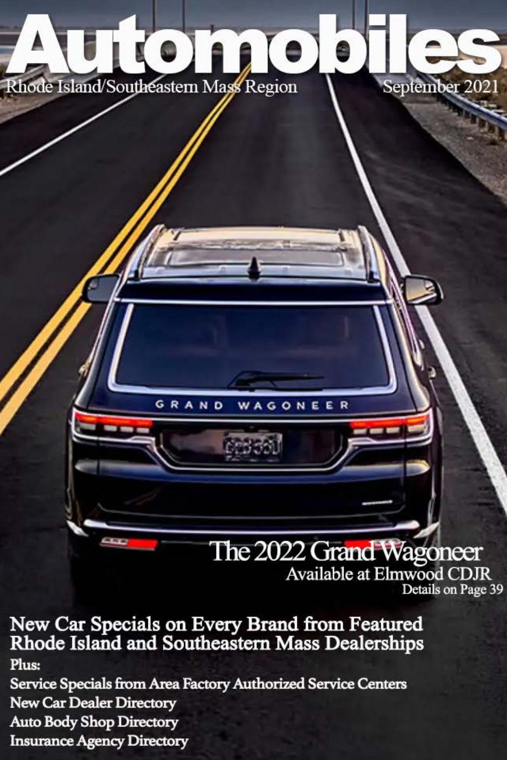 Automobiles Catalog for Rhode Island and Southeastern Ma by Automobiles