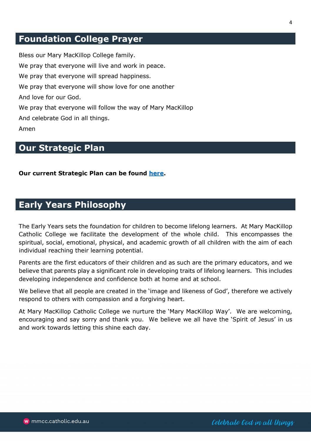 Prep Handbook by marymackillop - Issuu