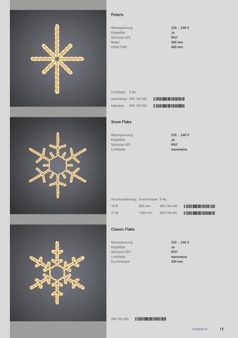 Sonepar Suisse 灯饰目录 · | Weihnachtsbeleuchtung 2021 第 13 页