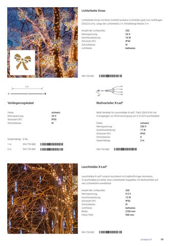 Sonepar Suisse 灯饰目录 · | Weihnachtsbeleuchtung 2021 第 19 页