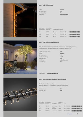 Sonepar Suisse 灯饰目录 · | Weihnachtsbeleuchtung 2021 第 23 页