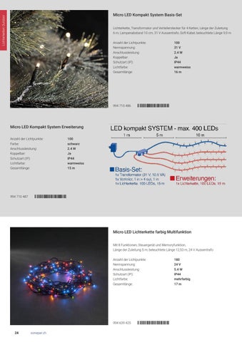 Sonepar Suisse 灯饰目录 · | Weihnachtsbeleuchtung 2021 第 24 页