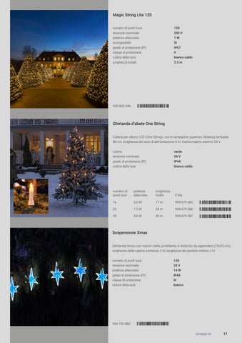 Sonepar Suisse 灯饰目录 · | Illuminazione natalizia 2021 第 17 页
