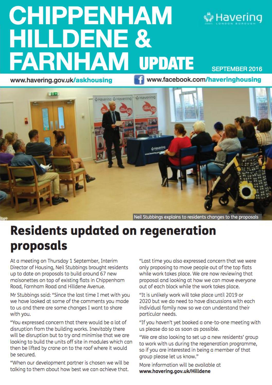 Chippenham Hilldene Farnham Update 2016 September By Havering 